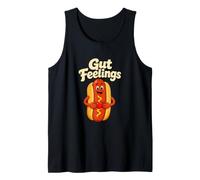 Gut Feelings Funny Hot Dog Lover Humor Tank Top