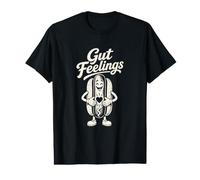 Gut Feelings Hot Dog Food Pun Humor Value Graphic T-Shirt