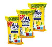 Gut & Günstig All-Purpose Cloths Lemon Fragrance 80 Wipes per Pack