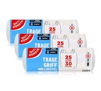 Gut & Günstig Bin Liner, 25L, 720 Pieces, Unscented, Reißfest, Polyethylene, 9E+1 Count