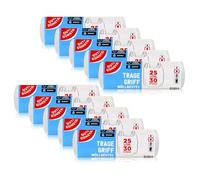 Gut & Günstig Bin Liners with Carry Handle, 25 Litres, 30 Bags per Roll, Tear-Resistant and Liquid-Proof, Product and Packaging Recyclable (Pack of 10)