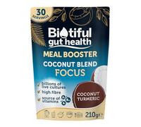 Gut Health, Super Food, Meal Booster, 34 Billion Probiotics, Prebiotic Fibre, Source of Vitamins D3 B5 B12, Greens Powder Alternative, Vegan Friendly, Gluten Free, Coconut & Turmeric, 30 Servings