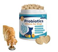 Gut Health Supplements - 200g Chewable Natural Portable Tablets Chews - Dogs Digestive Support,for Kitten Large Old Daily Healthcare Living Supplies Hair Skin