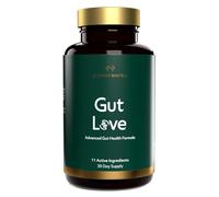 Gut Love, Science-Backed Blend of Prebiotics, Probiotics & Digestive Enzymes, 11 Active Ingredients, Added Ginger & Peppermint Extract, Supports Digestive Health, Vegan, 60 Capsules - Protein Works