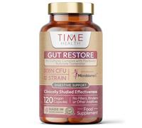 Gut Restore - 12 Strain Probiotic & Postbiotic Butyrate Generator - MicroBiomeX - Clinically Proven - Advanced Bio Cultures Formula - Vegan Probiotics - UK Made (120 Count (Pack of 1))