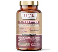Gut Restore - Rewild Your Gut - 10 Strain Probiotic & Postbiotic Butyrate - MicroBiomeX - Clinically Proven - Advanced Bio Cultures Formula - Vegan Probiotics - UK Made - 60 Capsules