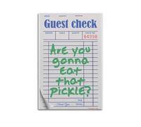 GUTAITER Are You Gonna Eat That Pickle Posters Retro Aesthetic Inspiring Wall Art Canvas Prints for Classroom Ofiice12x18inch(30x45cm) Unframe-style-2