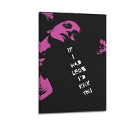 GUTAITER If I Had Legs I'd Kick You (2) Motivational Poster Funny Decorative Wall Art Canvas Prints for Room Aesthetic16x24inch(40x60cm) Frame-style
