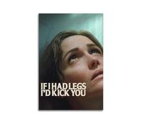 GUTAITER If I Had Legs I'd Kick You Motivational Poster Funny Decorative Wall Art Canvas Prints for Room Aesthetic08x12inch(20x30cm) Unframe-style