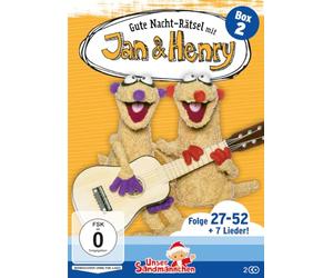 Gute Nacht-Rätsel mit Jan & Henry - Folge 27-52 (Abendgrüße aus "Unser Sandmännchen") [DVD]