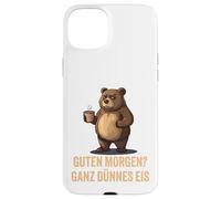 Guten Morgen - Very Thin Ice Cream (Bear) - Funny Coffee Design Case for iPhone 15 Plus
