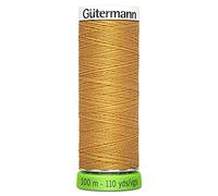 Gutermann 723860 968 Sew All 100% Recycled Polyester Thread 100mtr, Jeans Gold, OSFA