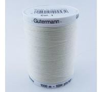 Gutermann Sew All Polyester Thread, 1000Mtr, Ivory (0001),5.5 x 4 x 4 cm