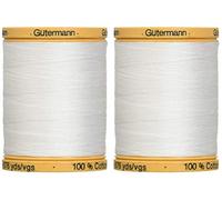 Gutermann Natural Cotton Thread Solids 876yd-White