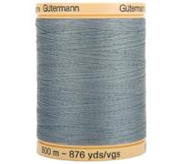 Gutermann 27153 Solid Natural Cotton 876 Yards Stormy Grey