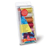 Gutermann 7 x 50 m Thread Set, Metallic Effect