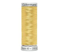 Gutermann 709700/1067 | Lt Yellow Sulky Rayon 40 Machine Embroidery Thread 200m