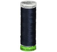 Gutermann 723860 339 Sew All 100% Recycled Polyester Thread 100mtr, Midnight Blue, One Size