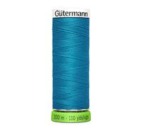 Gutermann 723860 761 Sew All 100% Recycled Polyester Thread 100mtr, Cerulean Blue, One Size