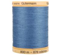 Gutermann Natural Cotton Thread Solids 876yd-Indigo Blue