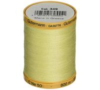 Gutermann 876 yd Natural Cotton Thread Solids, Butter Cream