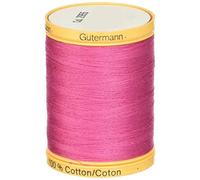 Gutermann Natural Cotton Thread Plain Fuchsia Flowers 876m