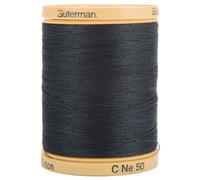 Gutermann Natural Cotton Thread Solids 876yd-Iron Grey