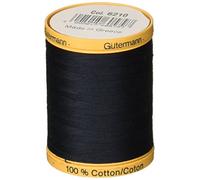 Gutermann 876 yd Natural Cotton Thread Solids, Midnight Blue