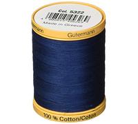 Gutermann 876 yd Natural Cotton Thread Solids, Navy