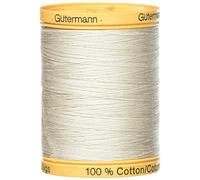Gutermann 876 yd Natural Cotton Thread Solids, Sandy Grey, 800M-618
