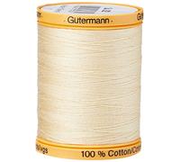 Gutermann 876 yd Natural Cotton Thread Solids, Vanilla Cream, 026956