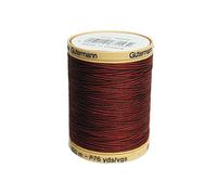 Gutermann 876 yd Natural Cotton Thread Variegated, Berry Berry