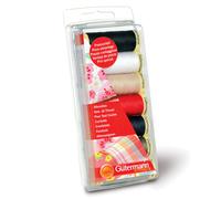 Gutermann Assorted Sew-All Thread 7 x 100m - Range of Colour Packs Available