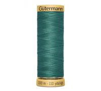 Gutermann Natural Cotton 100m Quilting Sewing Machine Sewing Thread Green - 7760