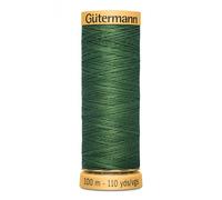 Gutermann Natural Cotton 100m Quilting Sewing Machine Sewing Thread Green - 9034