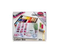Gütermann creativ Cotton Box with 30 spools Cotton C Ne 50 100 m, Assorted Colours