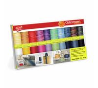 Gutermann Decorative Stitch Thread Set - 20 x 70m Reels - Multicoloured 702165\1