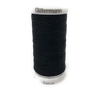 Gutermann Denim Polyester Sewing Thread 100 Metres Denim Thread per Spool Black