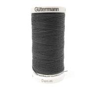 Gutermann Denim Polyester Sewing Thread 100 Metres Denim Thread per Spool dark grey