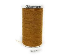 Gutermann Denim Polyester Sewing Thread 100 Metres Denim Thread per Spool Gold