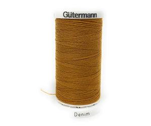 Gutermann Denim Polyester Sewing Thread 100 Metres Denim Thread per Spool Gold