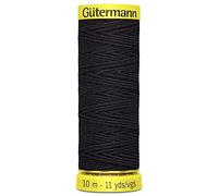 Gutermann Elastic Thread for Sewing, Bobbin Work, Smocking, Knitted Cuffs and Gathering Fabrics - Navy - 5262-1 x 10m Spool