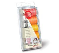Gutermann Embroidery 12 100 Percent Machine Cotton Thread Set, Sunny