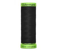 Gutermann Extra Fine Sewing Thread Black 000 - 200 Metres - each