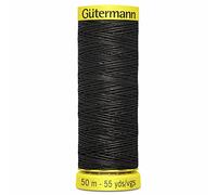 Gutermann Linen Thread: 50m: Col. Black