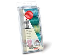 Gutermann Machine Embroidery Cotton No.12 Thread Set 5 x 200m Aqua