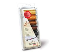 Gutermann Machine Embroidery Rayon 40 Thread Set 200m Coffee - per Pack of 7