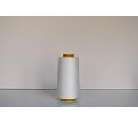 Gutermann Mara 120 Polyester Overlocker Thread Cone 5,000 m | High-Strength Overlocking/Mara Cone for Sewing, Serger & Apparel - Black, White & Colour Range (800 (White))