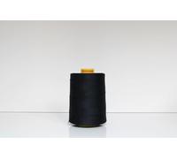 Gutermann Mara 30 Polyester Overlocker Thread Cone 3,000 m | Extra Strong Decorative Mara Cone for Sewing, Topstitching, Upholstery & Leather - Black, White & Colours (665)