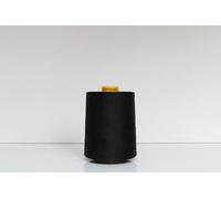 Gutermann Mara 70 Polyester Overlocker Thread Cone 7,000 m | Heavy Duty Mara Cone for Sewing, Overlocking, Upholstery & Industrial Use - Black, White & Colour Options (000 Black)